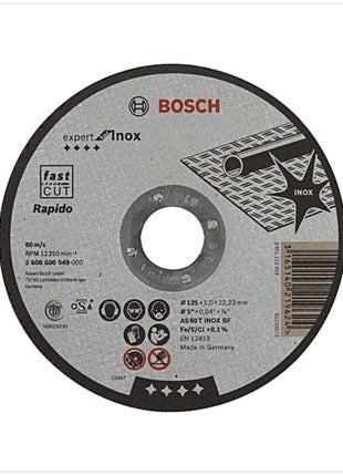 Bosch GWS 850 C 850 Watt 125 mm Winkelschleifer + 25 x Bosch INOX Trennscheibe - Toolbrothers