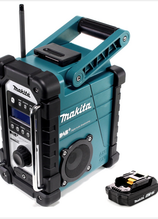 Makita DMR 110 A1 Digital Baustellen Radio 7,2 - 18 V DAB+ + 1x Akku 2,0 Ah - ohne Ladegerät - Toolbrothers