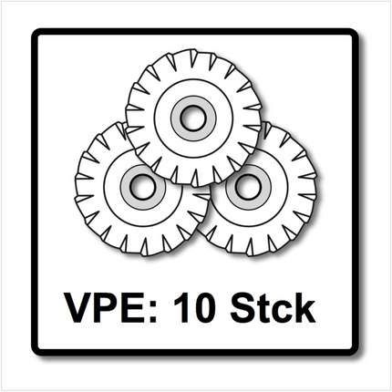 10x Bosch SIA 2824 Stingray Fächerscheibe 125 mm P60 für Stahl und Inox - Toolbrothers