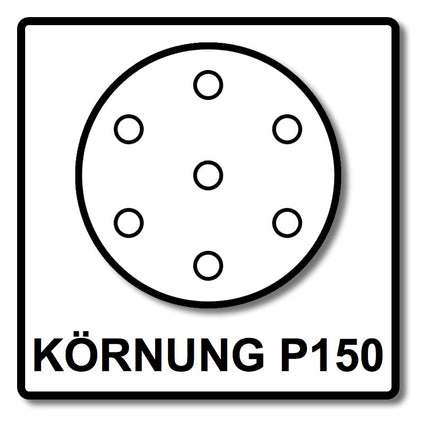 Festool Netzschleifmittel	STF D150 P150 GR NET/50 150 mm / 50 Stk. ( 203306 ) - Toolbrothers