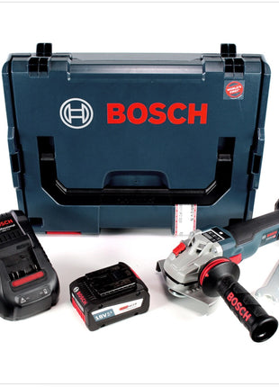 Bosch GWS 18 V-125 SC Professional Akku Winkelschleifer 125mm brushless in L-Boxx mit 1x 6,3 Ah EneRacer Akku und GAL 1880 CV Ladegerät - Toolbrothers