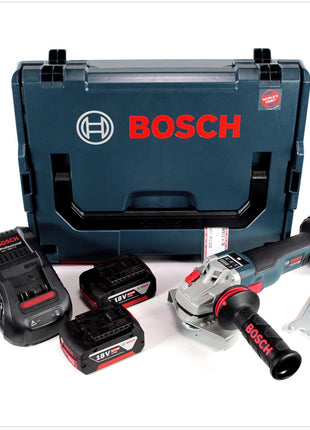 Bosch GWS 18 V-125 SC Professional Akku Winkelschleifer 125 mm brushless in L-Boxx mit 2x GBA 6,0 Ah Akku und GAL 1880 CV Ladegerät - Toolbrothers