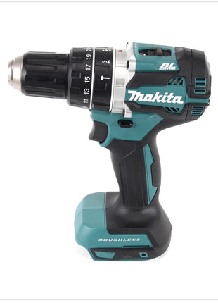 Makita DHP 484 RTJ 18V Brushless Li-Ion Akku Schlagbohrschrauber im Makpac inkl. 2x BL 1850 B 5,0 Ah Akku und DC18RC Ladegerät - Toolbrothers