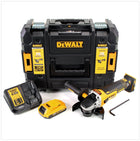 DeWalt DCG 405 D1 Akku Winkelschleifer 18V 125mm Brushless + 1x Akku 2,0Ah + Ladegerät + TSTAK - Toolbrothers