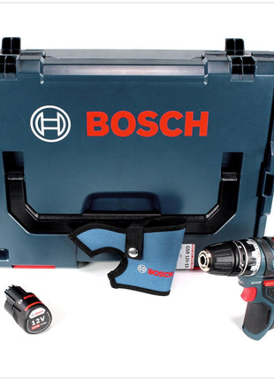 Bosch GSR 12V-15 FC Professional FlexiClick Akku Bohrschrauber mit Bohrfutteraufsatz in L-Boxx + 1x GBA 3,0 Ah Akku - ohne Ladegerät - Toolbrothers