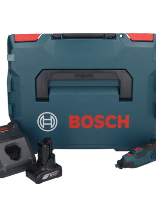 Bosch GRO 12V-35 Professional Akku Rotationswerkzeug 12 V + 1x Akku 6,0 Ah + Ladegerät + L-Boxx - Toolbrothers