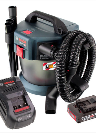 Bosch GAS 18V-10 L Professional Li-Ion Akku Staubsauger Nass- und Trockensauger + 1x GBA 2,0 Ah Akku + GAL 1880 CV Ladegerät - Toolbrothers