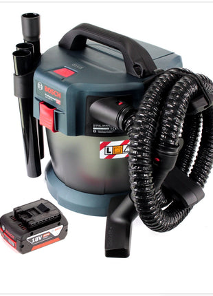 Bosch GAS 18V-10 L Professional Li-Ion Akku Staubsauger Nass- und Trockensauger + 1x GBA 4,0 Ah Akku, ohne Ladegerät - Toolbrothers