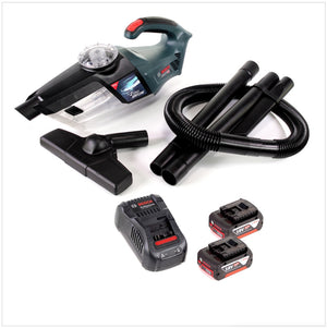 Odkurzacz akumulatorowy Bosch GAS 18V-1 18V + 2x akumulator 5.0Ah + ładowarka