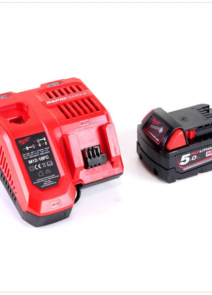 Milwaukee M18 BID 501C Akku Schlagschrauber 18 V 180 Nm 1/4" + 1x Akku 5,0 Ah + Ladegerät + TSTAK - Toolbrothers