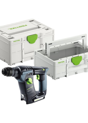 Festool BHC 18-Basic taladro percutor inalámbrico 18 V 1,8 J SDS Plus Brushless (577600) + Systainer + Systainer ToolBox SYS3 TB M 137